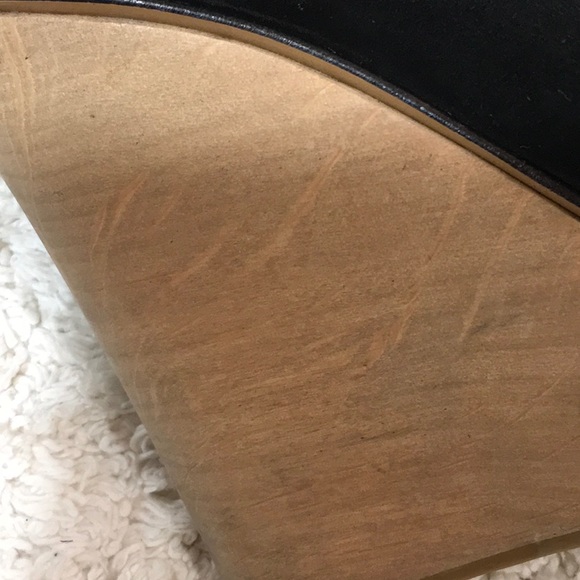 Marni black suede wedge platform heels - Picture 3 of 8